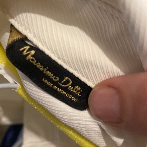 Beautiful white dress from Massimo Dutti no belt, FREE silk scarf - Picture 4 of 15